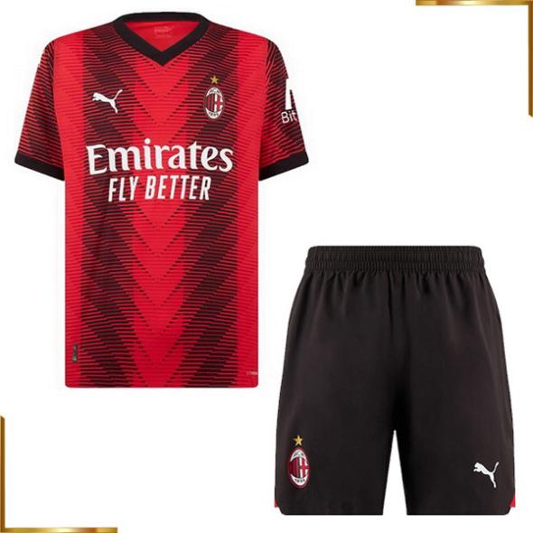 Camiseta Ac Milan Niño 2023/2024 Primera Equipacion