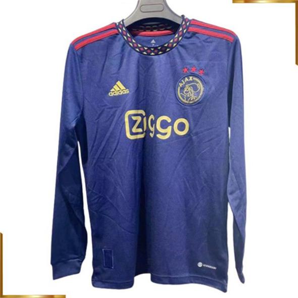 Camiseta Ajax Manga Larga 2022/2023 Segunda Equipacion