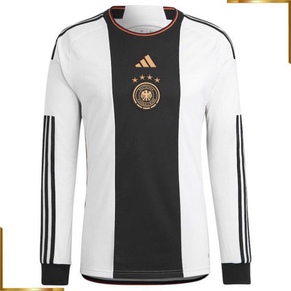 Camiseta Alemania Manga Larga 2022 Primera Equipacion