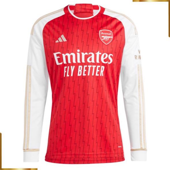 Camiseta Arsenal Manga Larga 2023/2024 Primera Equipacion