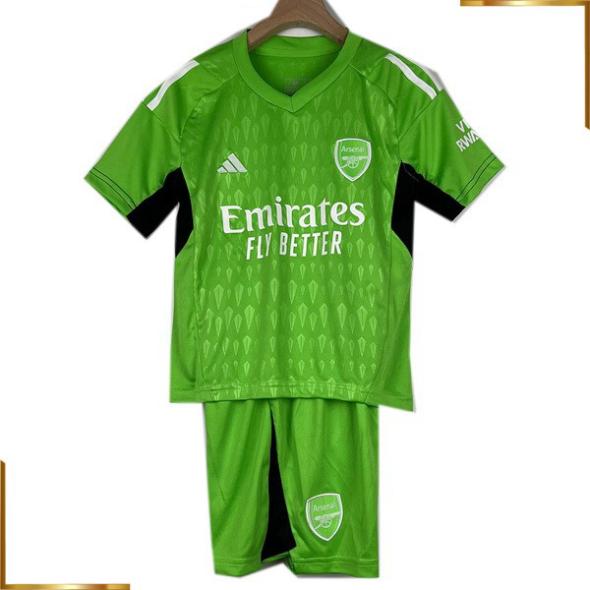 Camiseta Arsenal Niño 2023/2024 Portero Equipacion Verde