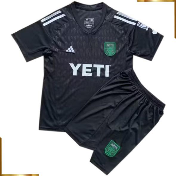 Camiseta Austin FC Niño 2023/2024 Portero Equipacion Negro