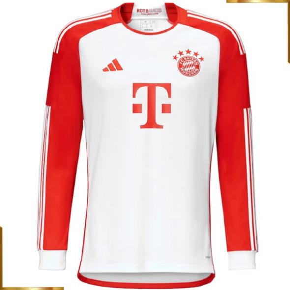 Camiseta Bayern Munich Manga Larga 2023/2024 Primera Equipacion