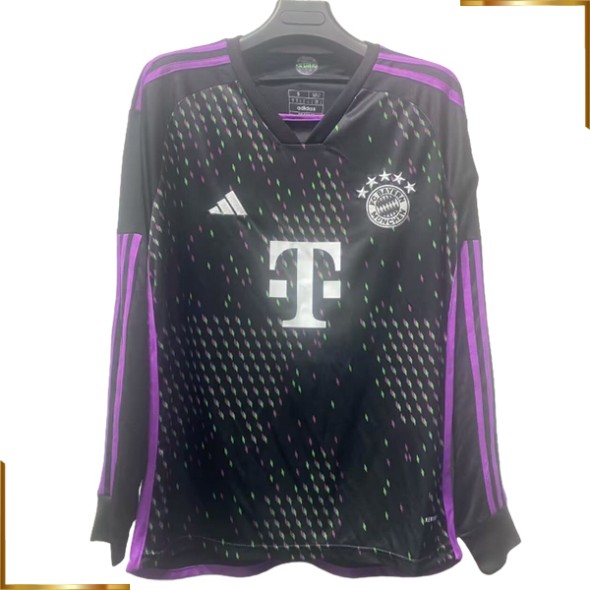 Camiseta Bayern Munich Manga Larga 2023/2024 Segunda Equipacion