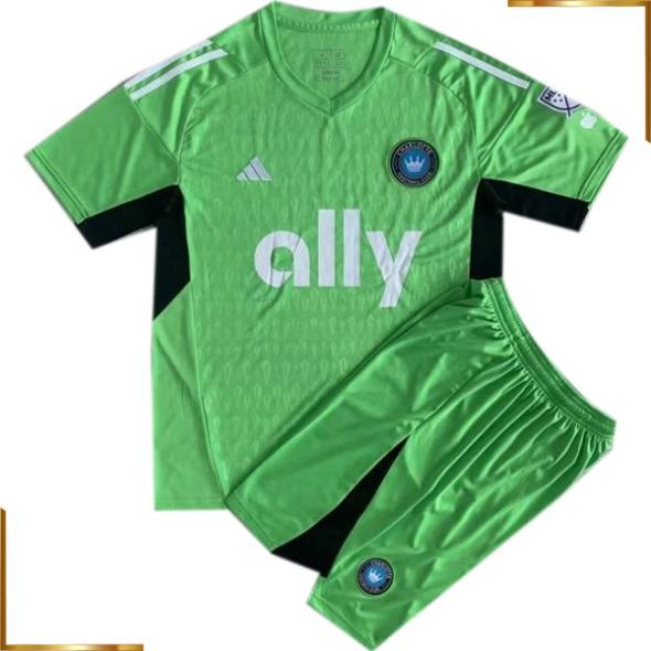 Camiseta Charlotte FC Niño 2023/2024 Portero Equipacion Verde
