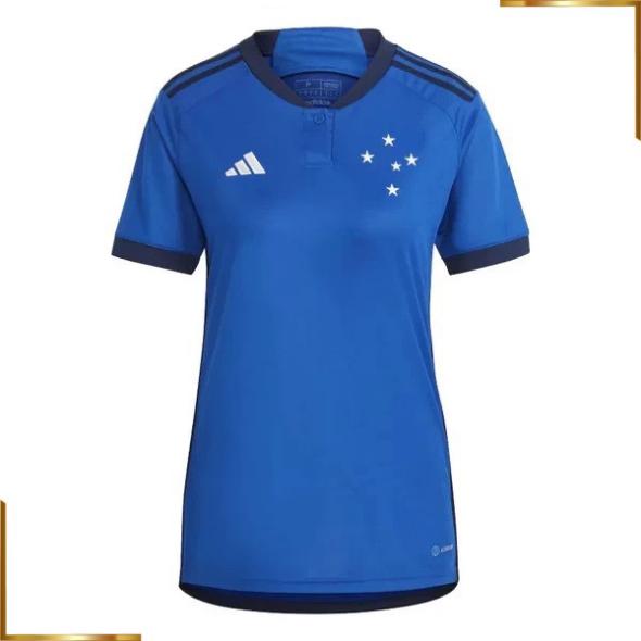 Camiseta Cruzeiro Ec Mujer 2023/2024 Primera Equipacion