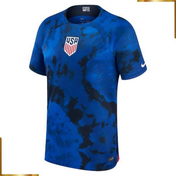 Camiseta Estados Unidos 2022 Segunda Equipacion