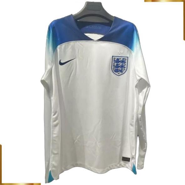 Camiseta Inglaterra Manga Larga 2022 Primera Equipacion