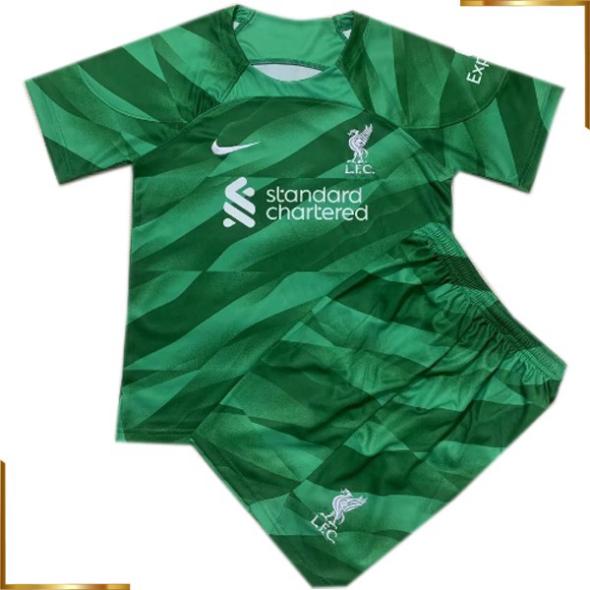 Camiseta Liverpool Niño 2023/2024 Portero Equipacion Verde