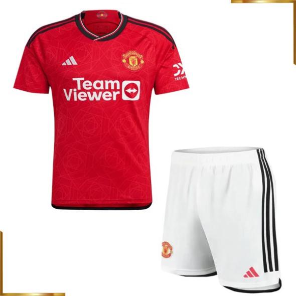 Camiseta Manchester United Niño 2023/2024 Primera Equipacion