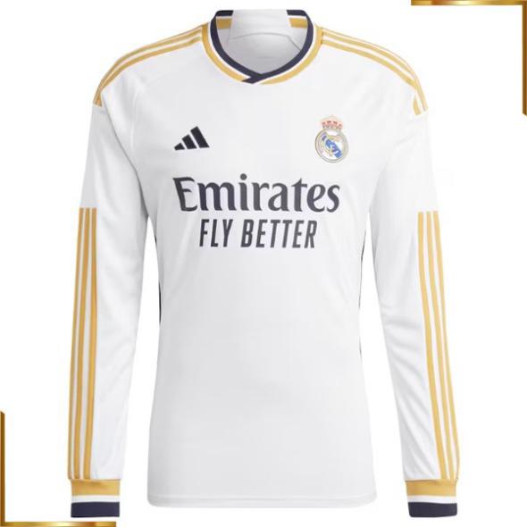 Camiseta Real Madrid Manga Larga 2023/2024 Primera Equipacion