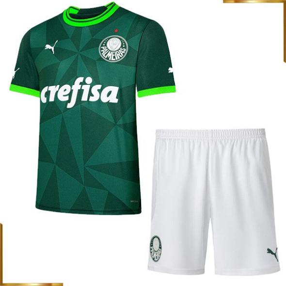 Camiseta Se Palmeiras Niño 2023/2024 Primera Equipacion