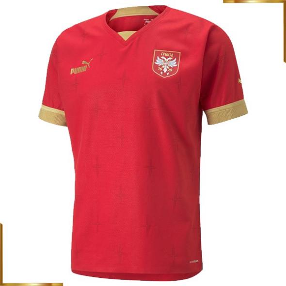 Camiseta Serbia 2022 Primera Equipacion