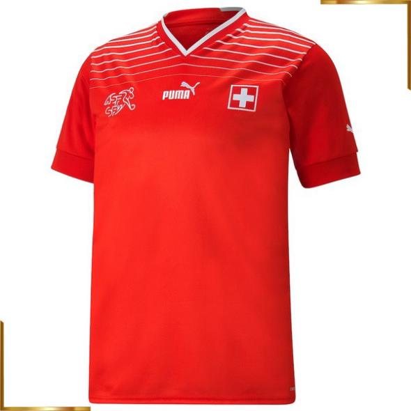 Camiseta Suiza 2022 Primera Equipacion