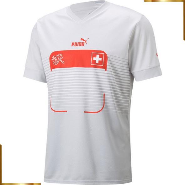 Camiseta Suiza 2022 Segunda Equipacion