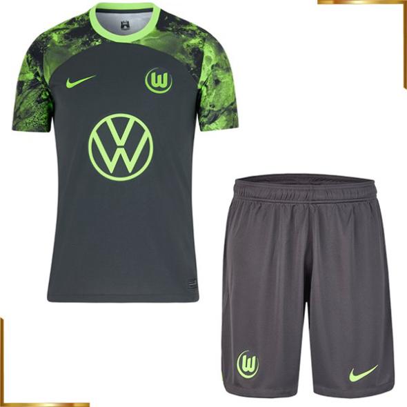 Camiseta Wolfsburgo Niño 2023/2024 Segunda Equipacion