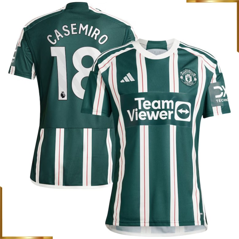 Camiseta Manchester United Casemiro 2023/2024 Segunda Equipacion