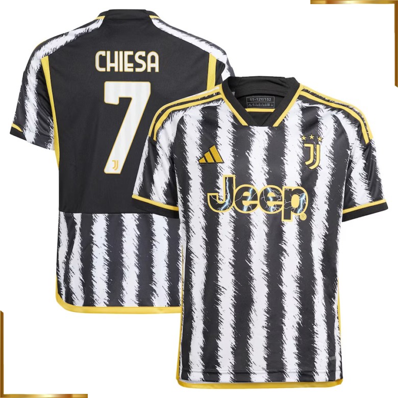 Camiseta Juventus Chiesa 2023/2024 Primera Equipacion
