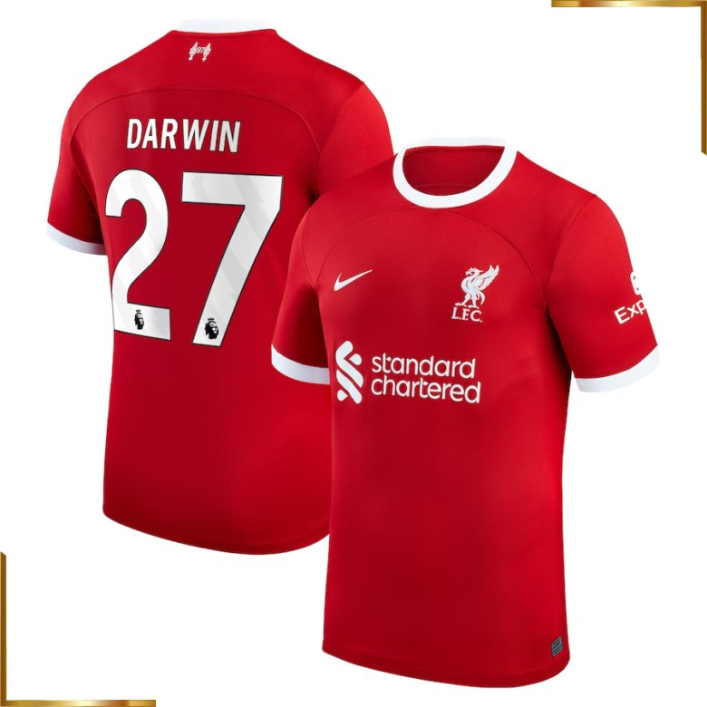 Camiseta Liverpool Darwin 2023/2024 Primera Equipacion