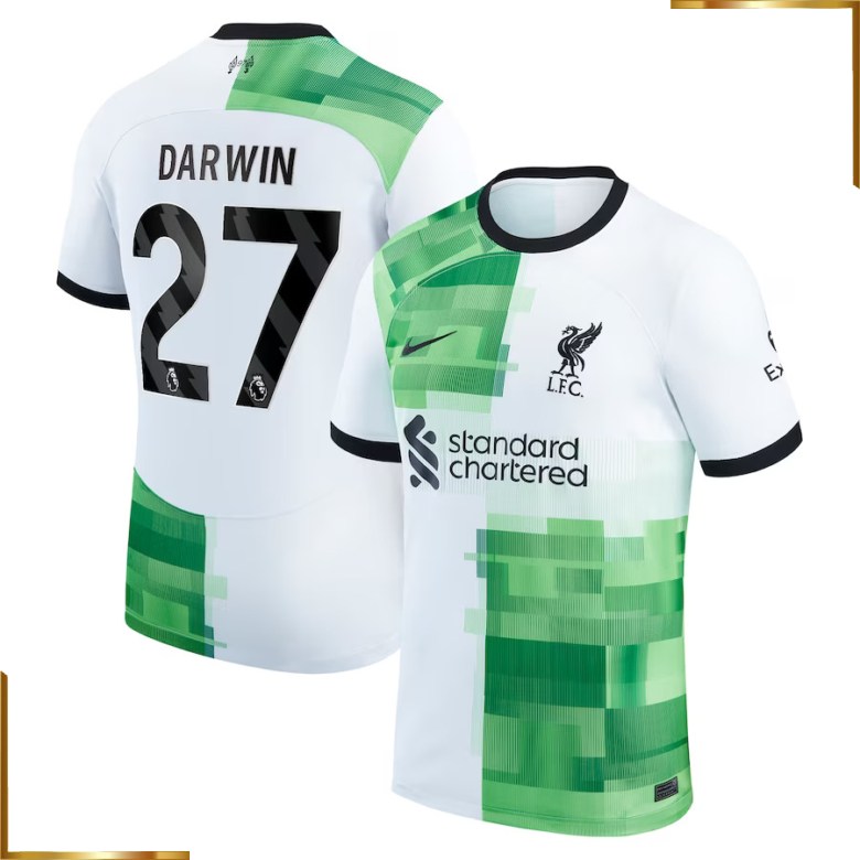 Camiseta Liverpool Darwin 2023/2024 Segunda Equipacion