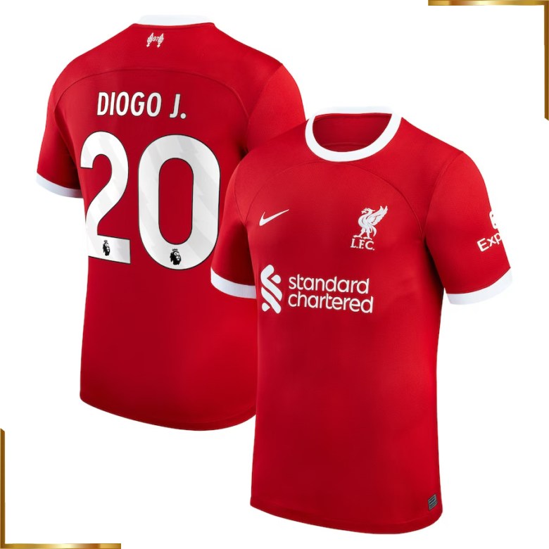Camiseta Liverpool Diogo J. 2023/2024 Primera Equipacion