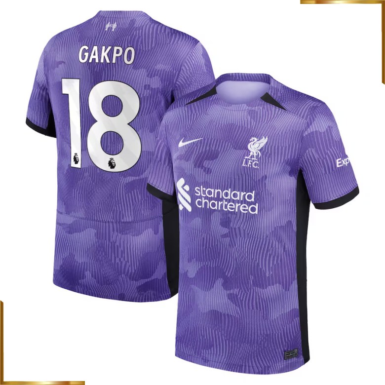 Camiseta Liverpool Gakpo 2023/2024 Tercera Equipacion