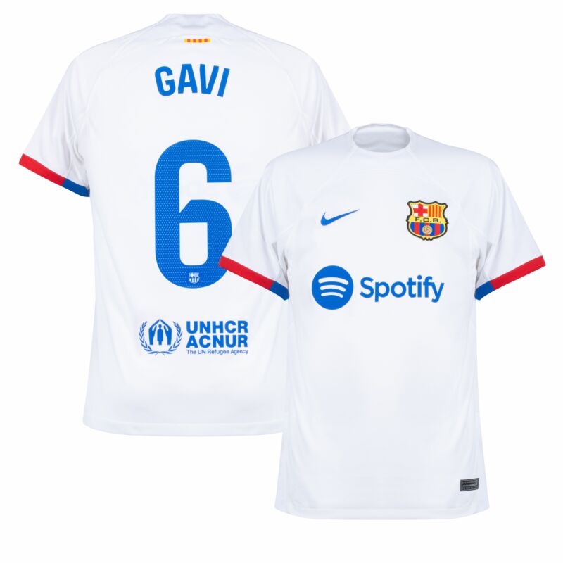 Camiseta FC Barcelona Gavi 2023/2024 Segunda Equipacion