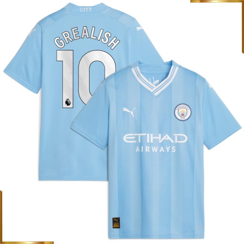 Camiseta Manchester City Grealish 2023/2024 Primera Equipacion
