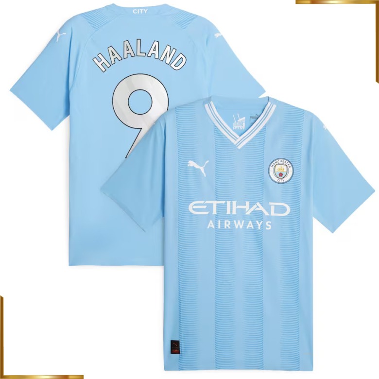 Camiseta Manchester City Haaland 2023/2024 Primera Equipacion