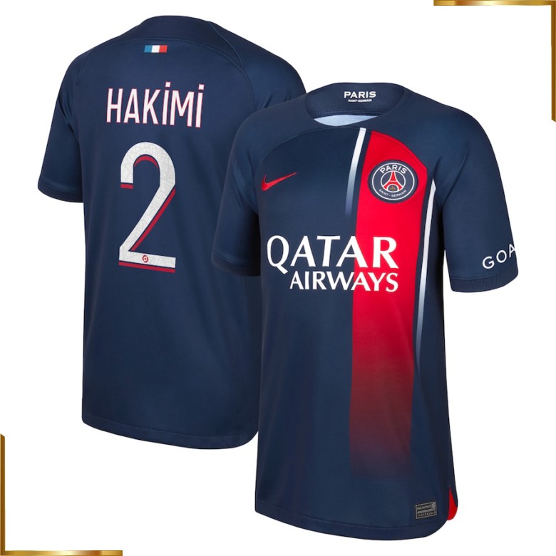 Camiseta Paris Saint Germain Hakimi 2023/2024 Primera Equipacion