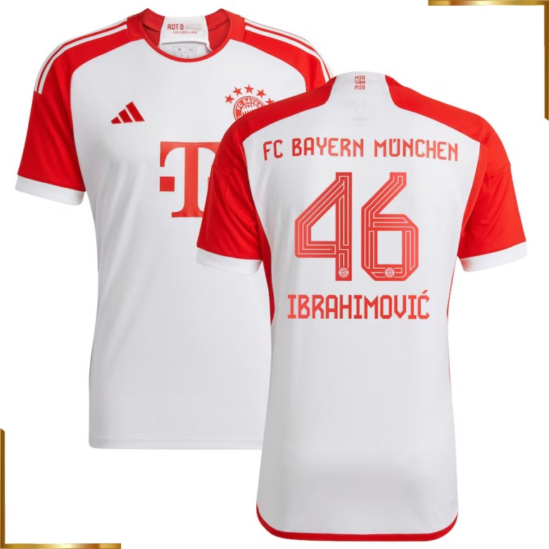 Camiseta Bayern Munich Ibrahimovic 2023/2024 Primera Equipacion