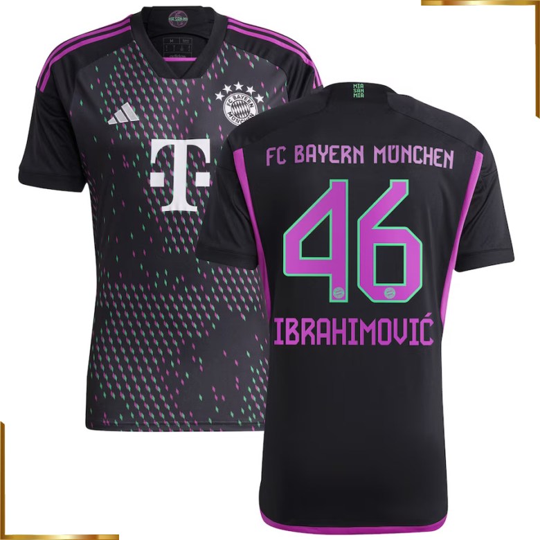 Camiseta Bayern Munich Ibrahimovic 2023/2024 Segunda Equipacion