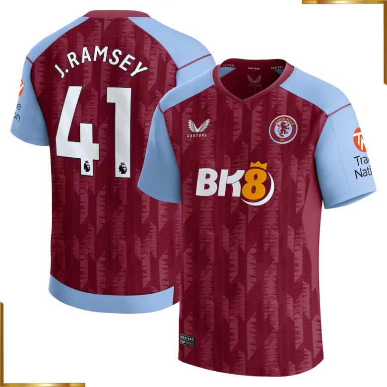 Camiseta Aston Villa J.Ramsey 2023/2024 Primera Equipacion