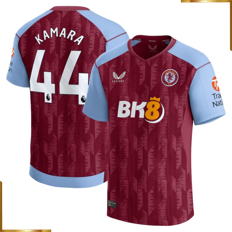 Camiseta Aston Villa Kamara 2023/2024 Primera Equipacion