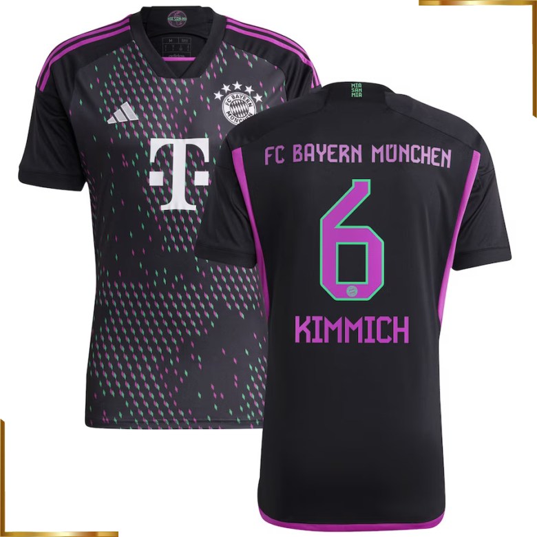 Camiseta Bayern Munich Kimmich 2023/2024 Segunda Equipacion