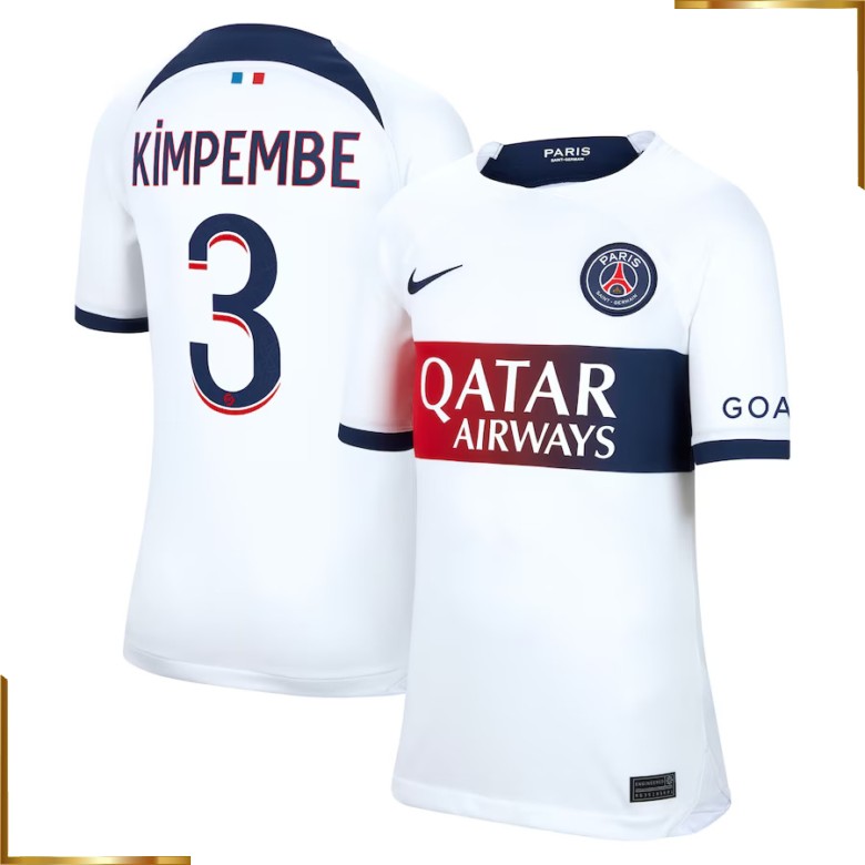 Camiseta Paris Saint Germain Kimpembe 2023/2024 Segunda Equipacion