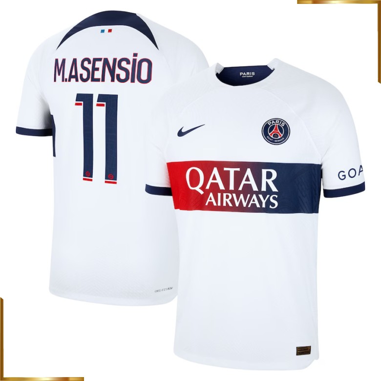 Camiseta Paris Saint Germain M.Asensio 2023/2024 Segunda Equipacion