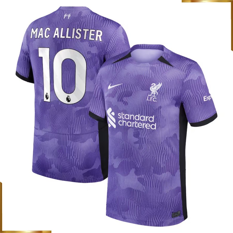 Camiseta Liverpool Mac Allister 2023/2024 Tercera Equipacion