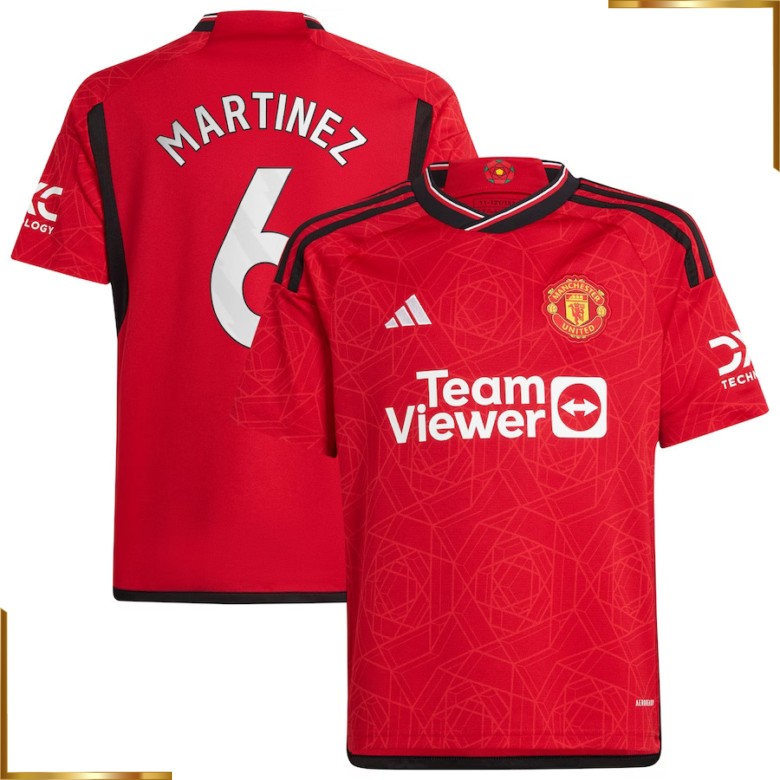 Camiseta Manchester United Martinez 2023/2024 Primera Equipacion