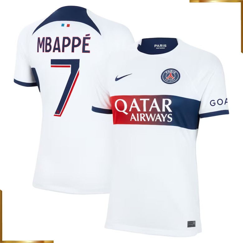 Camiseta Paris Saint Germain Mbapp 2023/2024 Segunda Equipacion