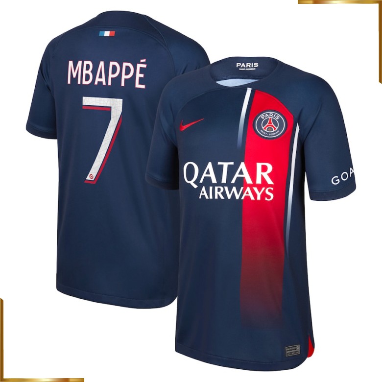Camiseta Paris Saint Germain Mbapp 2023/2024 Primera Equipacion