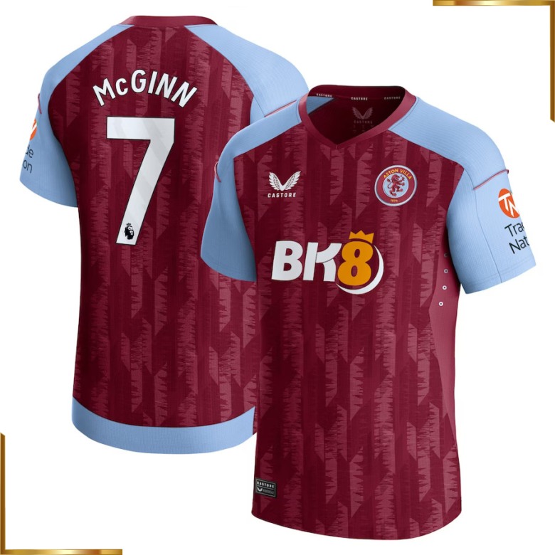 Camiseta Aston Villa McGinn 2023/2024 Primera Equipacion