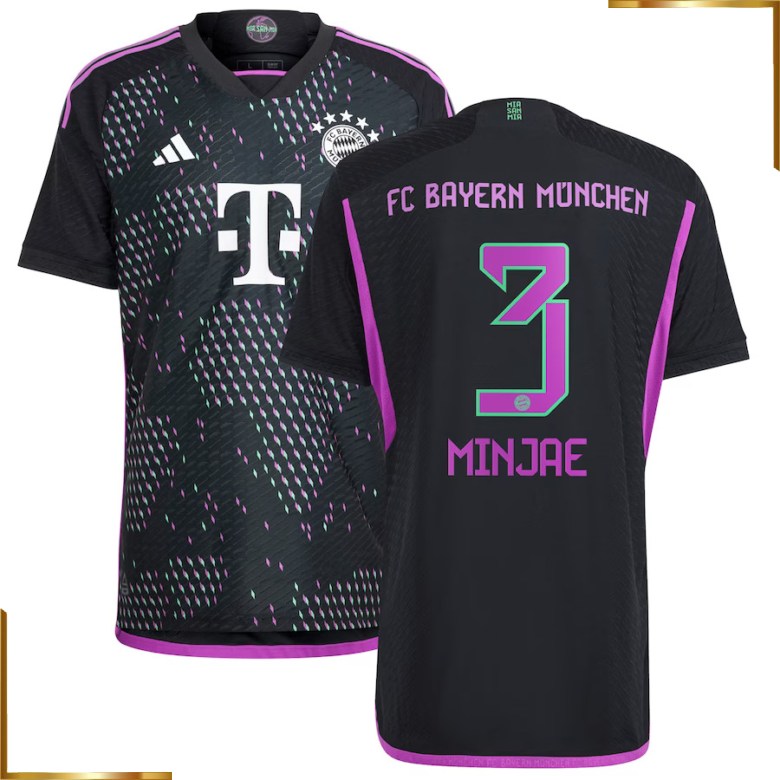 Camiseta Bayern Munich Minjae 2023/2024 Segunda Equipacion