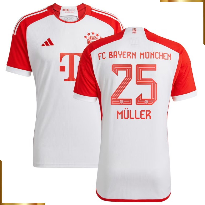 Camiseta Bayern Munich Muller 2023/2024 Primera Equipacion