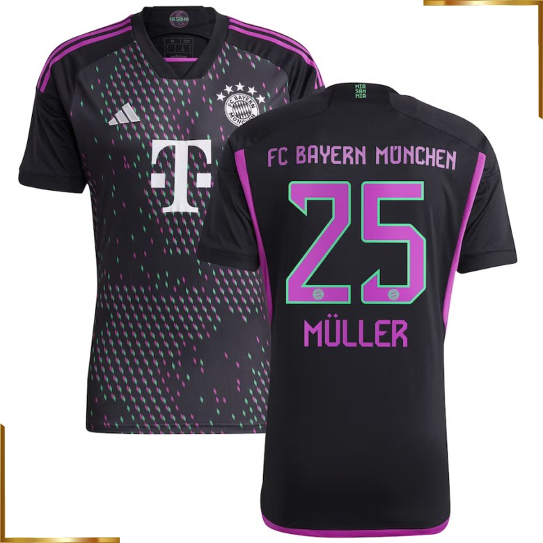 Camiseta Bayern Munich Muller 2023/2024 Segunda Equipacion