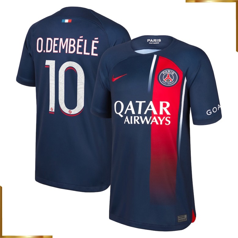 Camiseta Paris Saint Germain O.Dembélé 2023/2024 Primera Equipacion