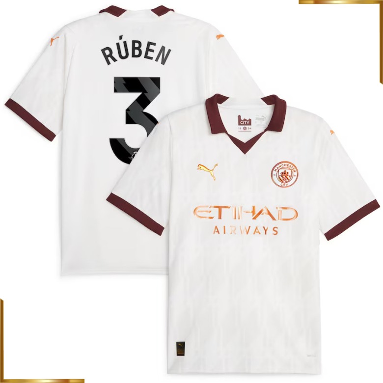 Camiseta Manchester City Ruben 2023/2024 Segunda Equipacion