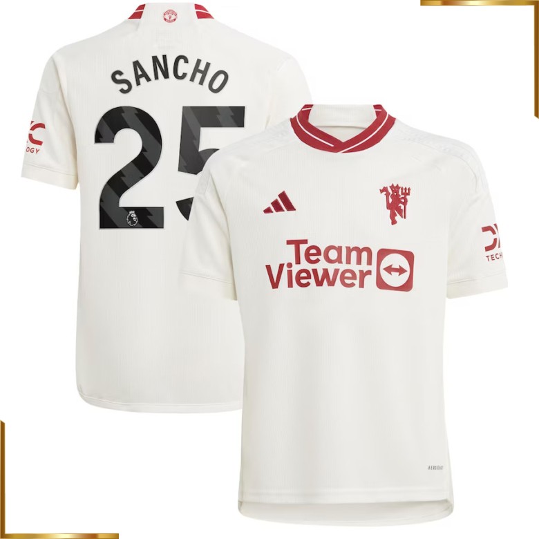 Camiseta Manchester United Sancho 2023/2024 Tercera Equipacion