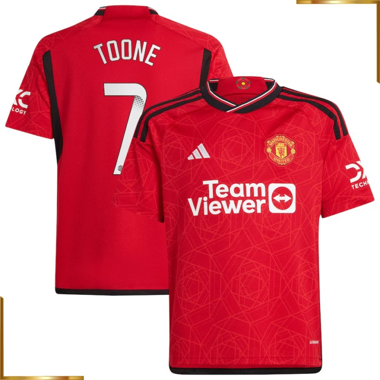 Camiseta Manchester United Toone 2023/2024 Primera Equipacion