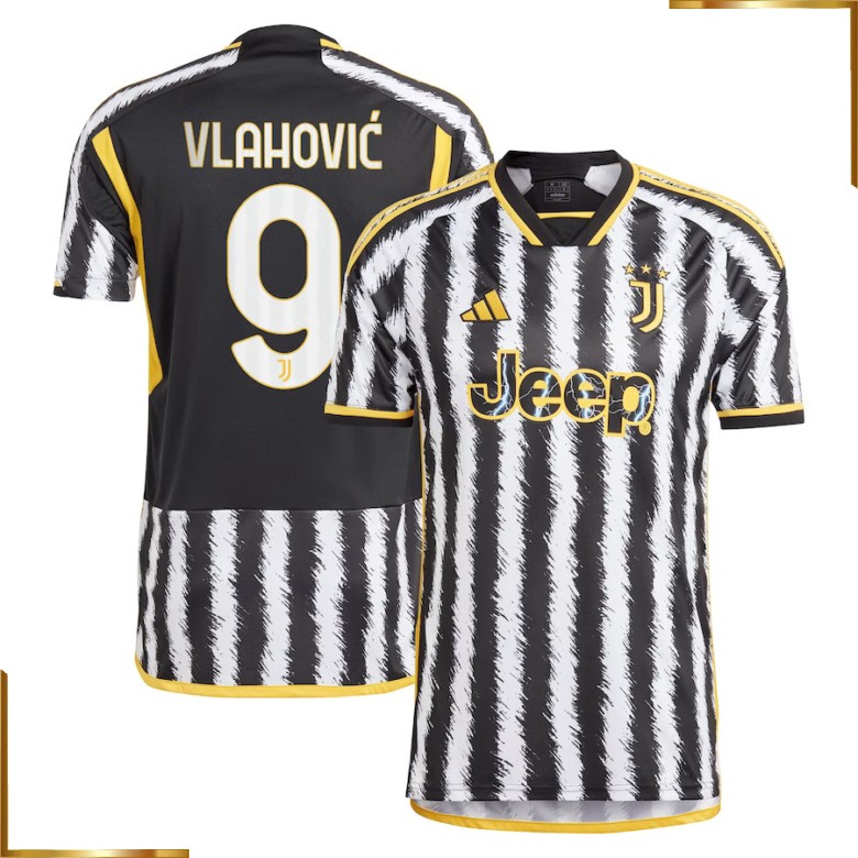 Camiseta Juventus Vlahovic 2023/2024 Primera Equipacion